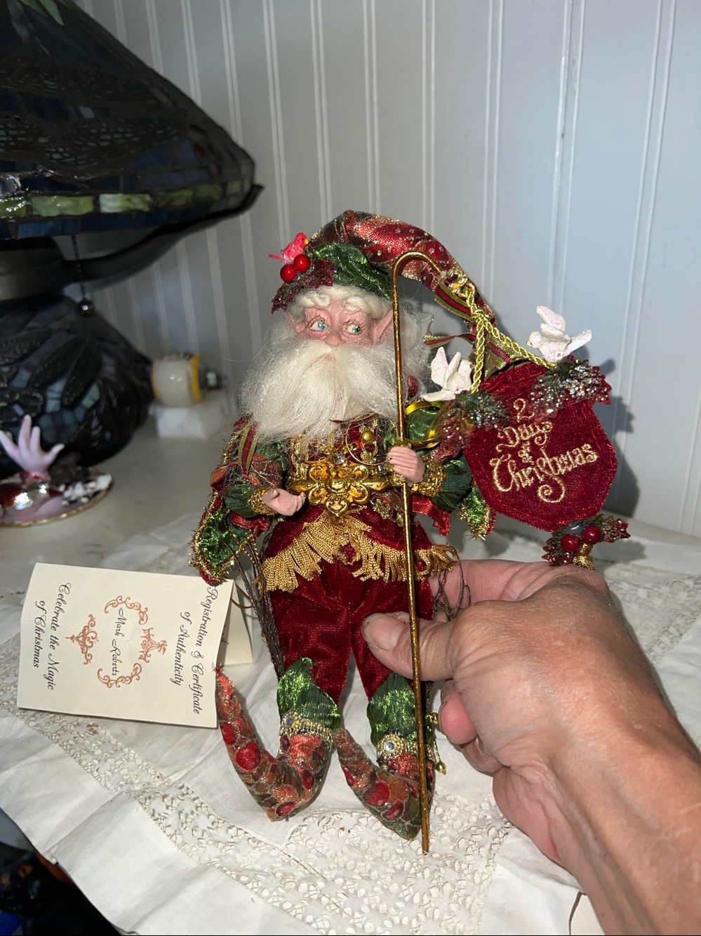 NWT 2008 Mark Roberts Holiday 12 Days Christmas Fairy Santa Elf Kringle Jingle